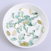 Navette Shape Green Opal Flat Back Fancy Rhinestones WholesaleRhinestone
